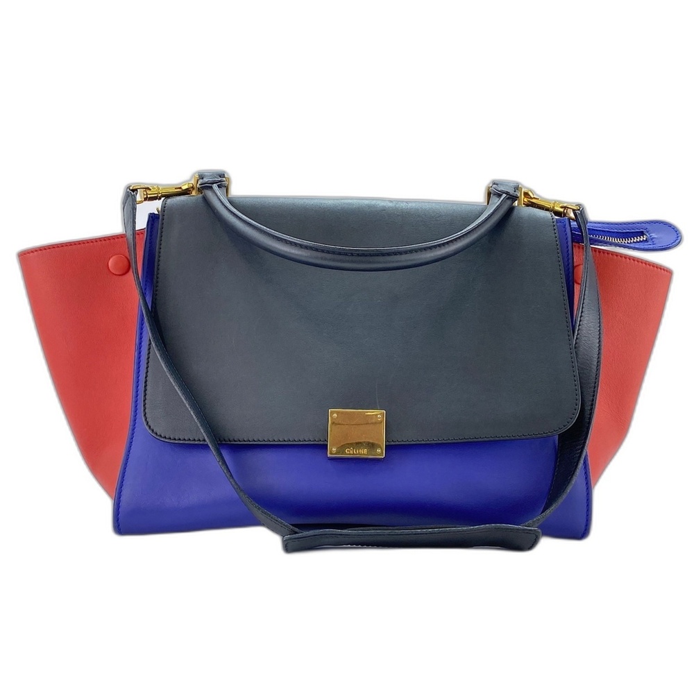 Celine Trapeze Handbag, Multicolor